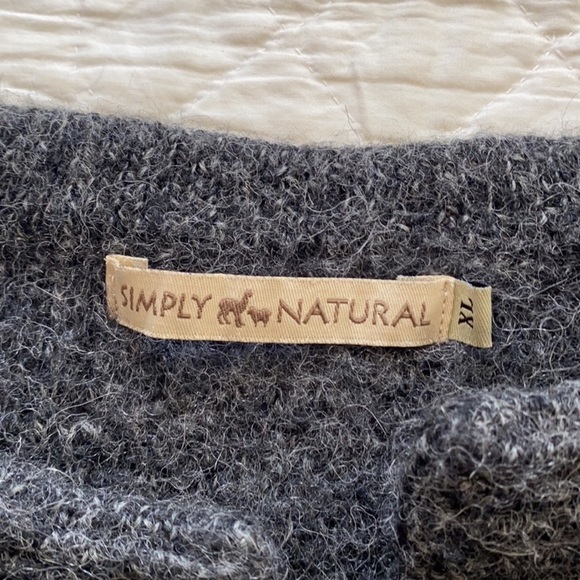 Simply Natural Alpaca 🦙 Cardigan - Picture 2 of 15